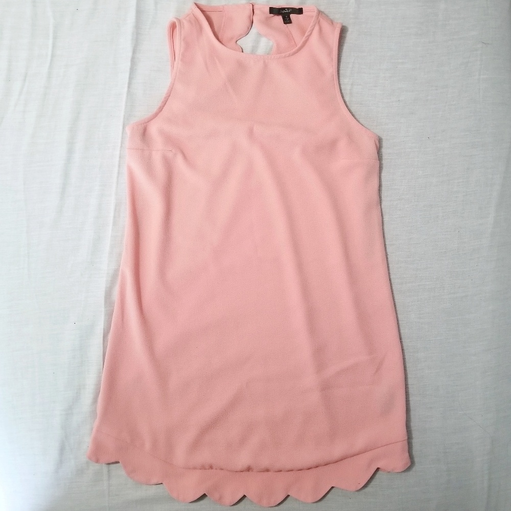 Pink Scalloped Dress